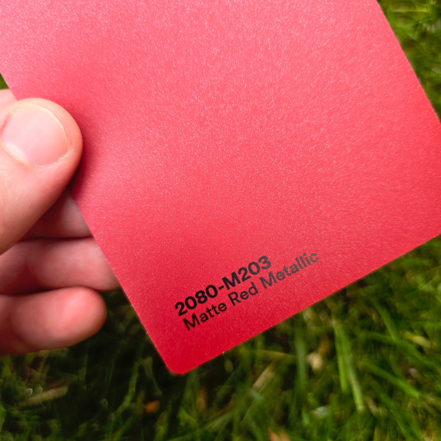 3M 2080 Red Matte Metallic
