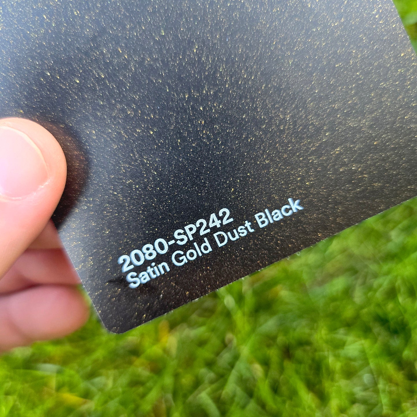 3M 2080 Gold Dust Black Satin