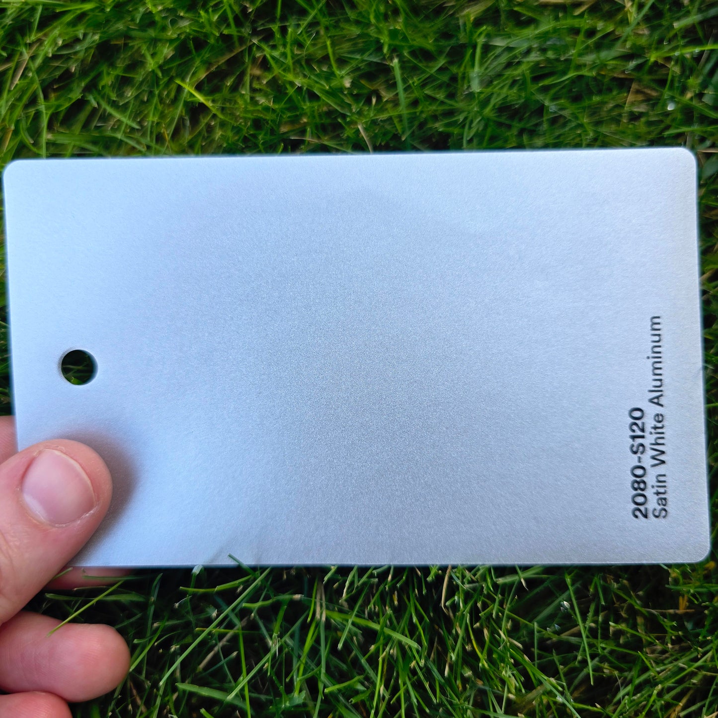 3M 2080 White Aluminum Satin