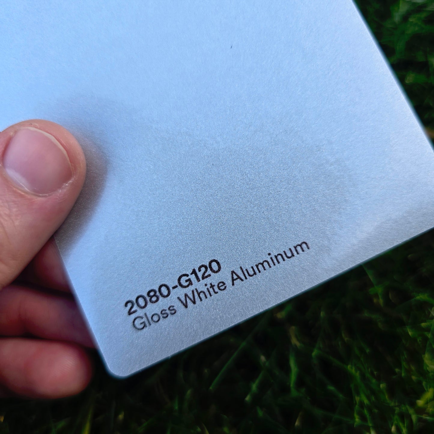 3M 2080 White Aluminum Gloss