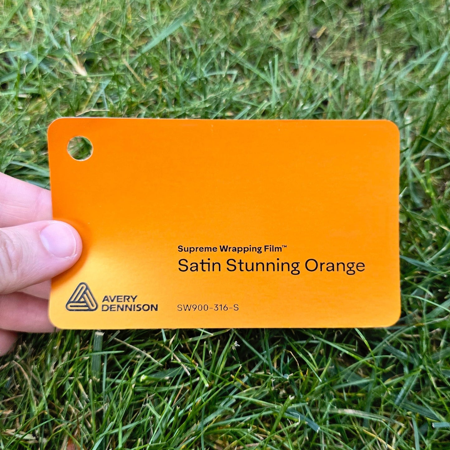 Avery Supreme Wrap SW 900 Stunning Orange Satin