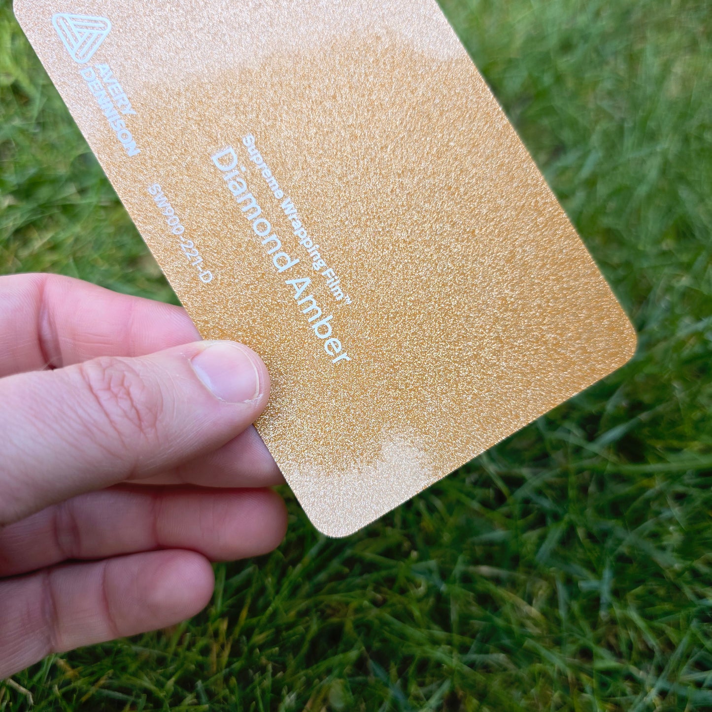Avery SW 900 Diamond Amber Gloss, Sparkle Wrap Film