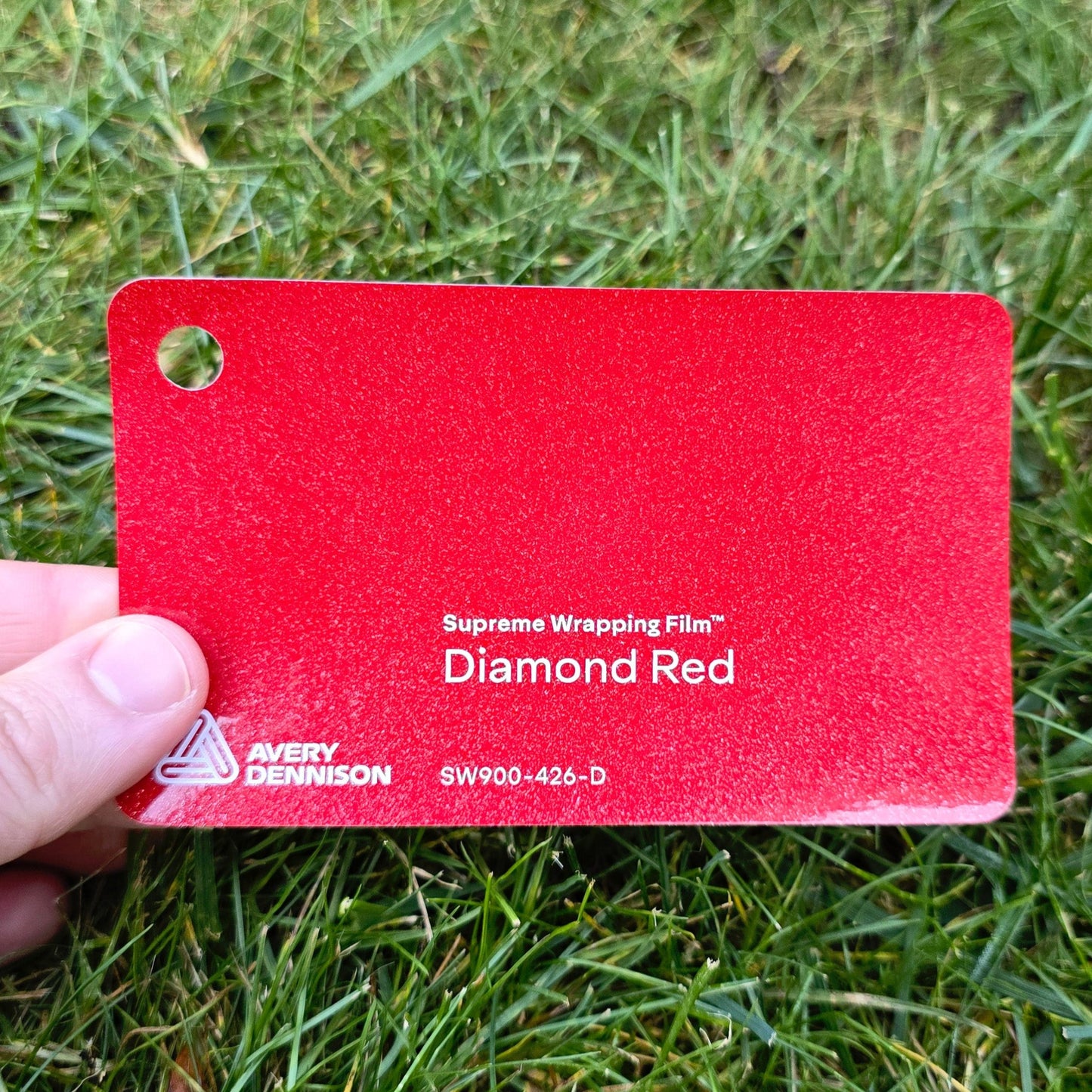 Avery SW 900 Diamond Red Gloss, Sparkle Wrap Film