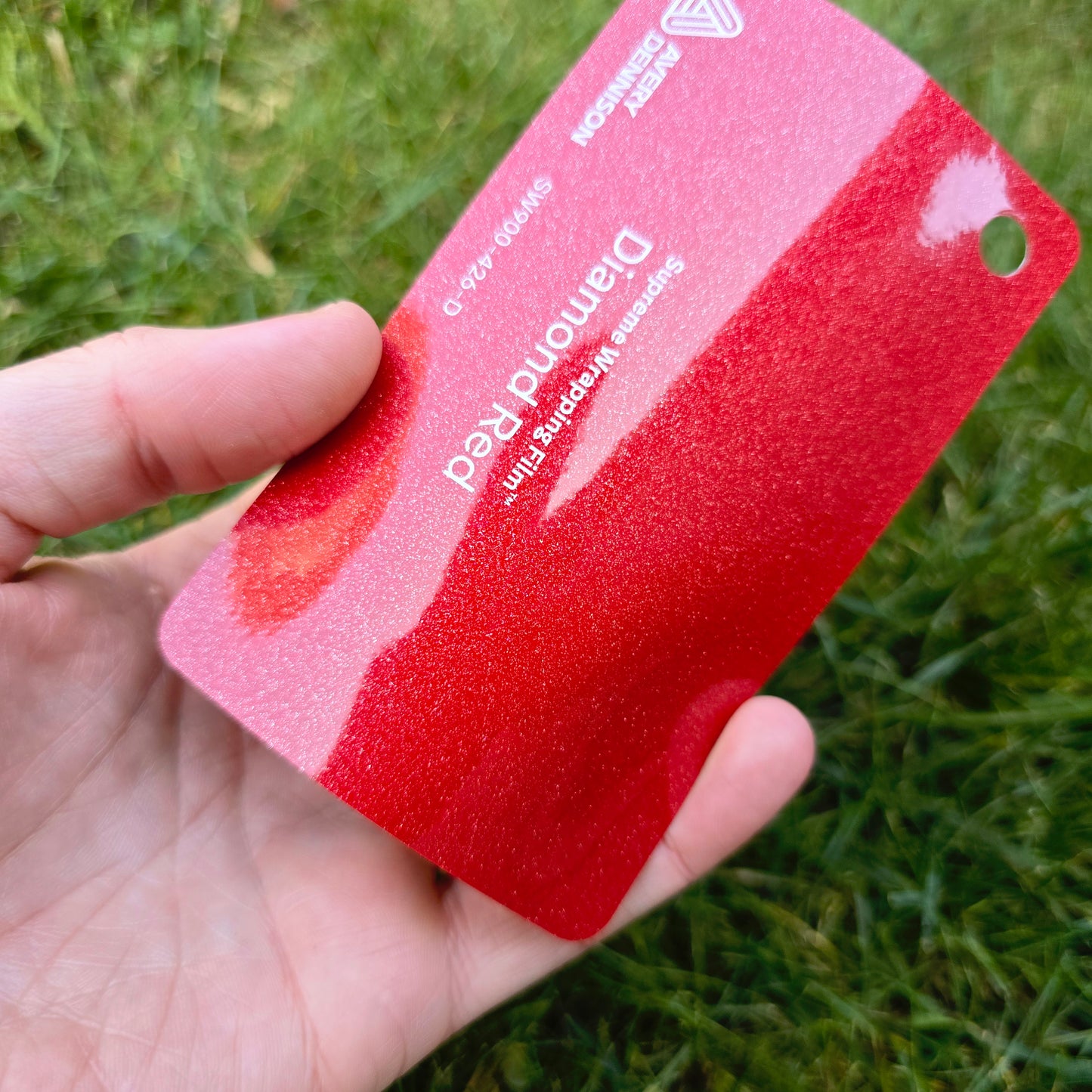 Avery SW 900 Diamond Red Gloss, Sparkle Wrap Film