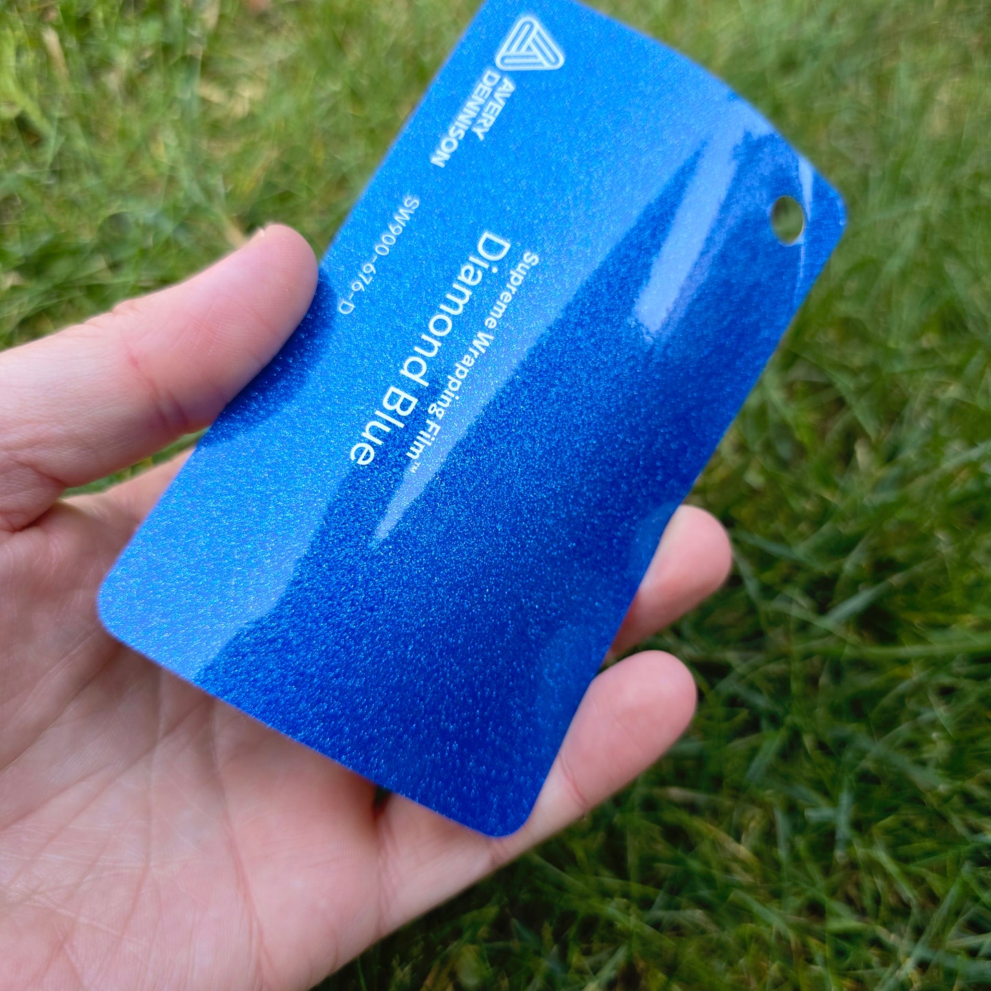 Avery SW 900 Diamond Blue Gloss, Sparkle Wrap Film